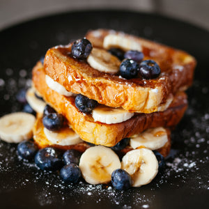 Gluten-Free Banana French Toast with Fresh Berries