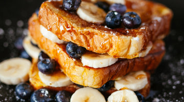 Gluten-Free Banana French Toast with Fresh Berries