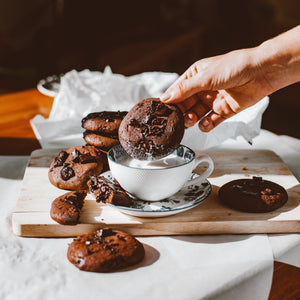 Gluten-Free Double Chocolate Chunk Cookies