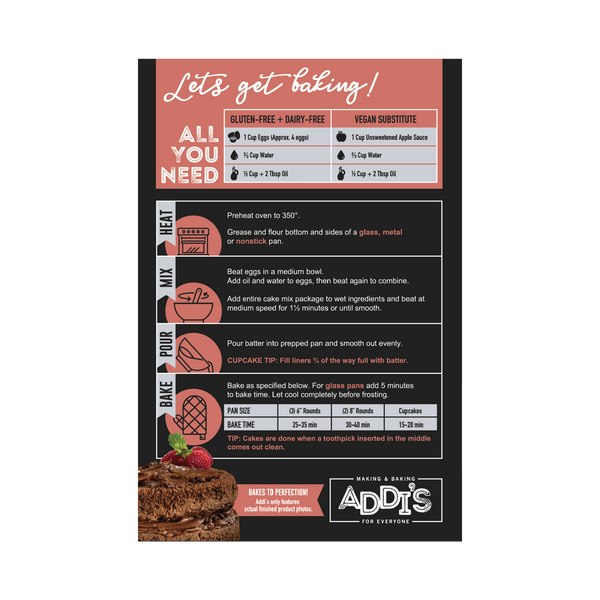 Gluten Free  Chocolate Cupcake & Cake Mix